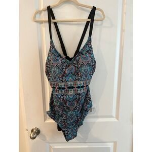 One Piece Swimsuit NEW size 20W Blue
